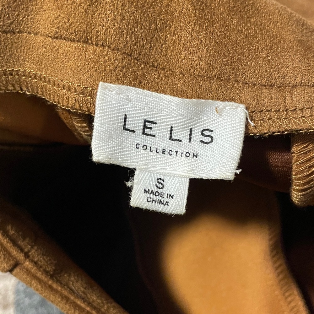 Le Lis Tan and beige Women's Skirt - Picture 4 of 4